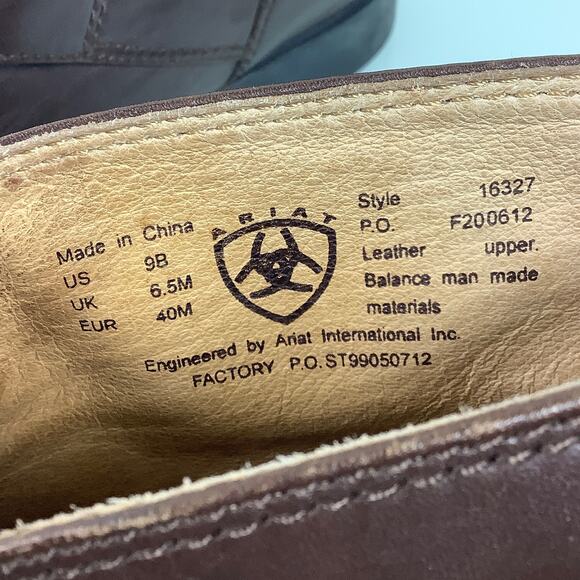 Ariat Blair Monk strap equestrian riding ankle brown leather boots size 9B EUC - Picture 4 of 13